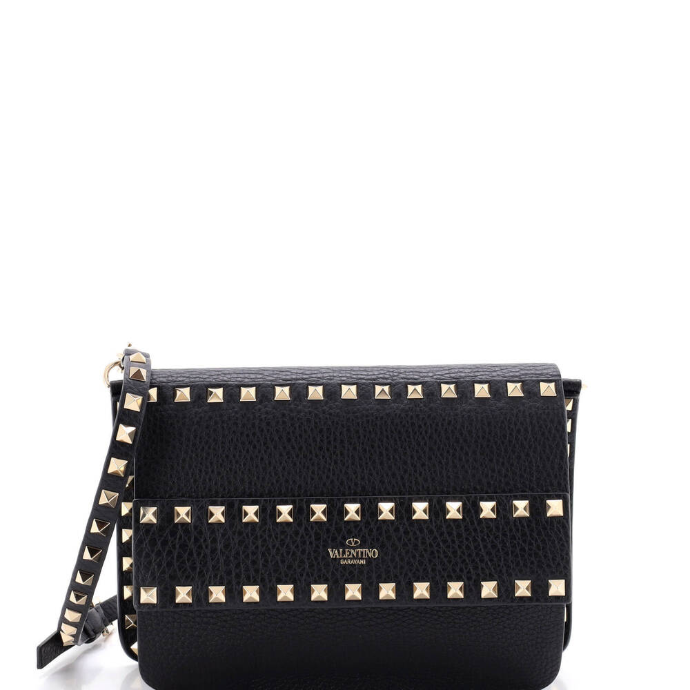 Valentino Garavani Small Rockstud Front Handle Flap Bag